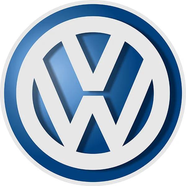Placa VW Redonda
