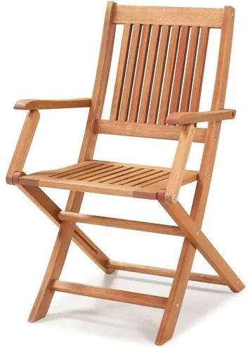 Cadeira Dobravel Primavera Com Bracos Stain Jatoba - 34807 Sun House
