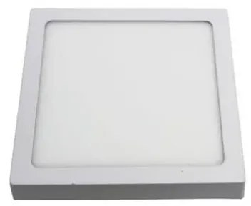 Plafon Led Sobrepor Branco 18W 22X22cm Yamamura - LED BRANCO FRIO (6000K)