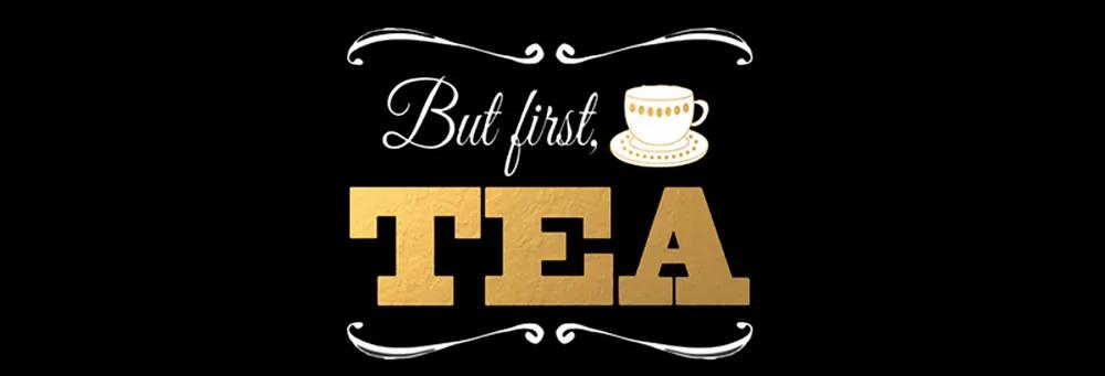 Tapete de Cozinha, First Tea Black- Passadeira