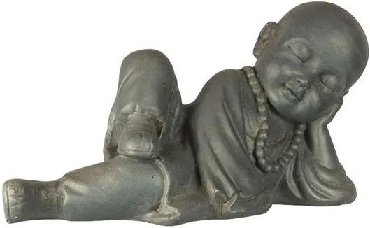 Estátua Monge Budista 40cm | Fibrocimento