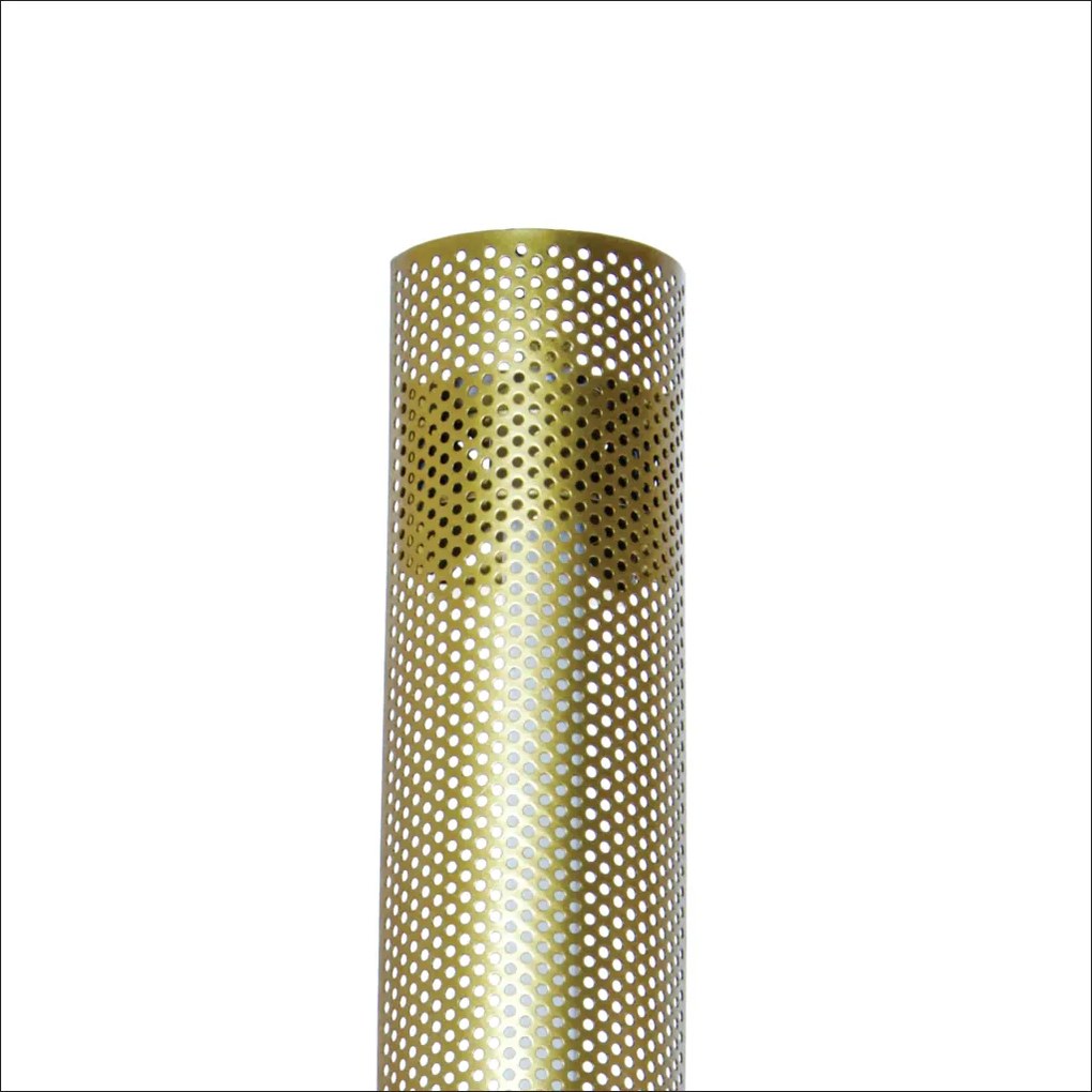 Arandela Rera 09X9,5X69Cm 01Xt8 Tubular Led 60Cm Metal Alumínio - Old... (DOURADO FOSCO)