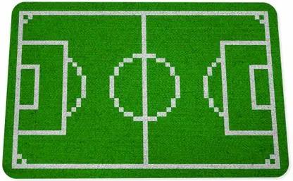 Capacho Ecológico Campo de Futebol 8-bits Pixel