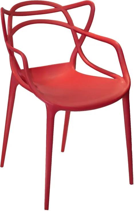 Cadeira 100% Polipropileno Vermelha