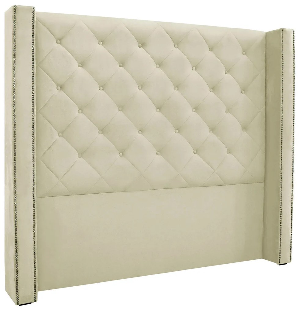 Cabeceira Estofada Egito SPZ 219cm Casal Veludo - ADJ Decor
