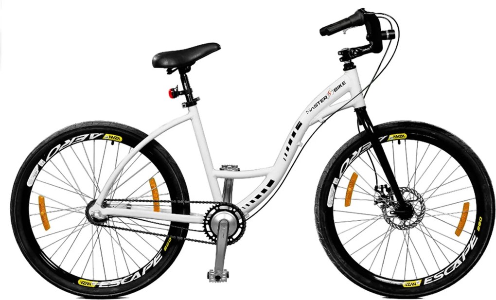Bicicleta Master Bike aro 26 Urbis Freio Á  Disco 3 V Nexus Branco