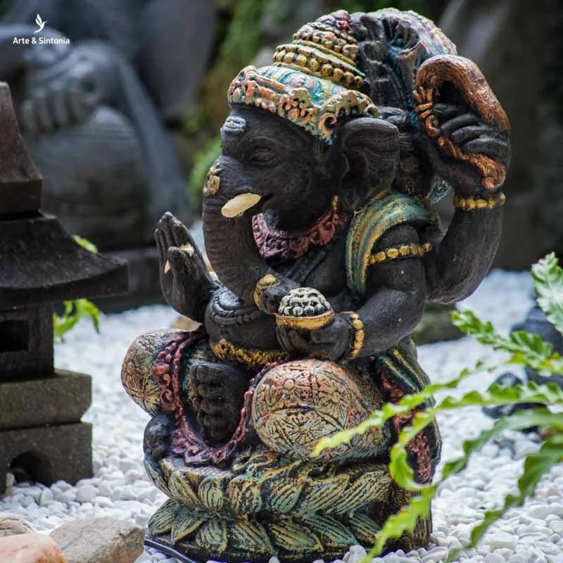 Estátua Ganesh em Cimento 50cm | Bali
