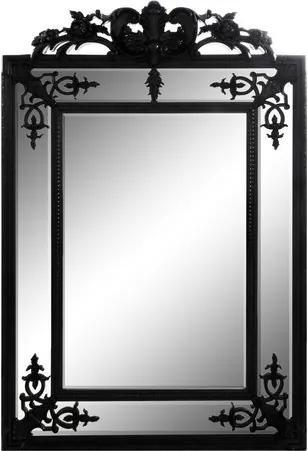 Espelho Clássico com Moldura Preta - 137x92x3cm
