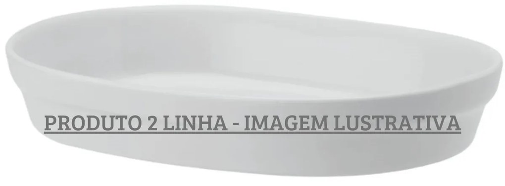 Forma Oval 28 Cm Porcelana Schmidt - Mod. Calorama 2° Linha