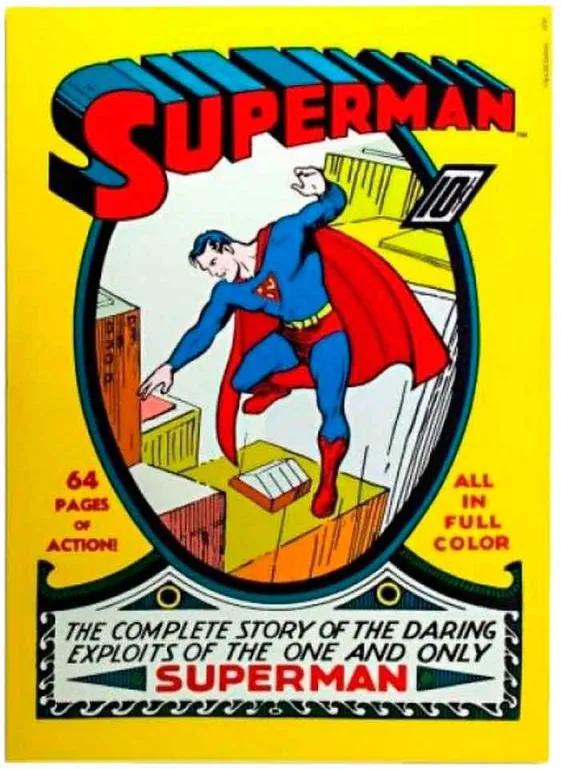 Quadro Tela Dc Comics Super Homem