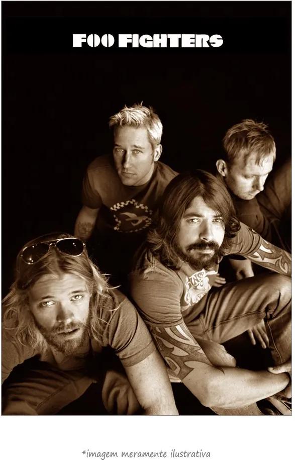 Poster Foo Fighters (20x30cm, Apenas Impressão)