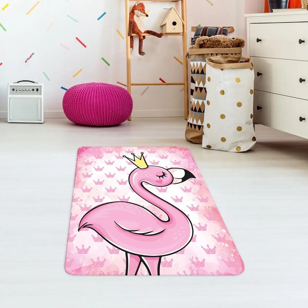 Tapete de Atividades Infantil Flamingo RosaÚnico