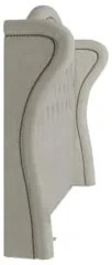 Cabeceira Cama Box Casal 140cm Antibes Z37 Boucle Cru - Mpozenato