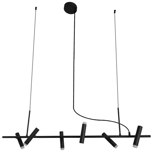 Pendente Led Metal Acrilico 18W 3000K Zione - PRETO