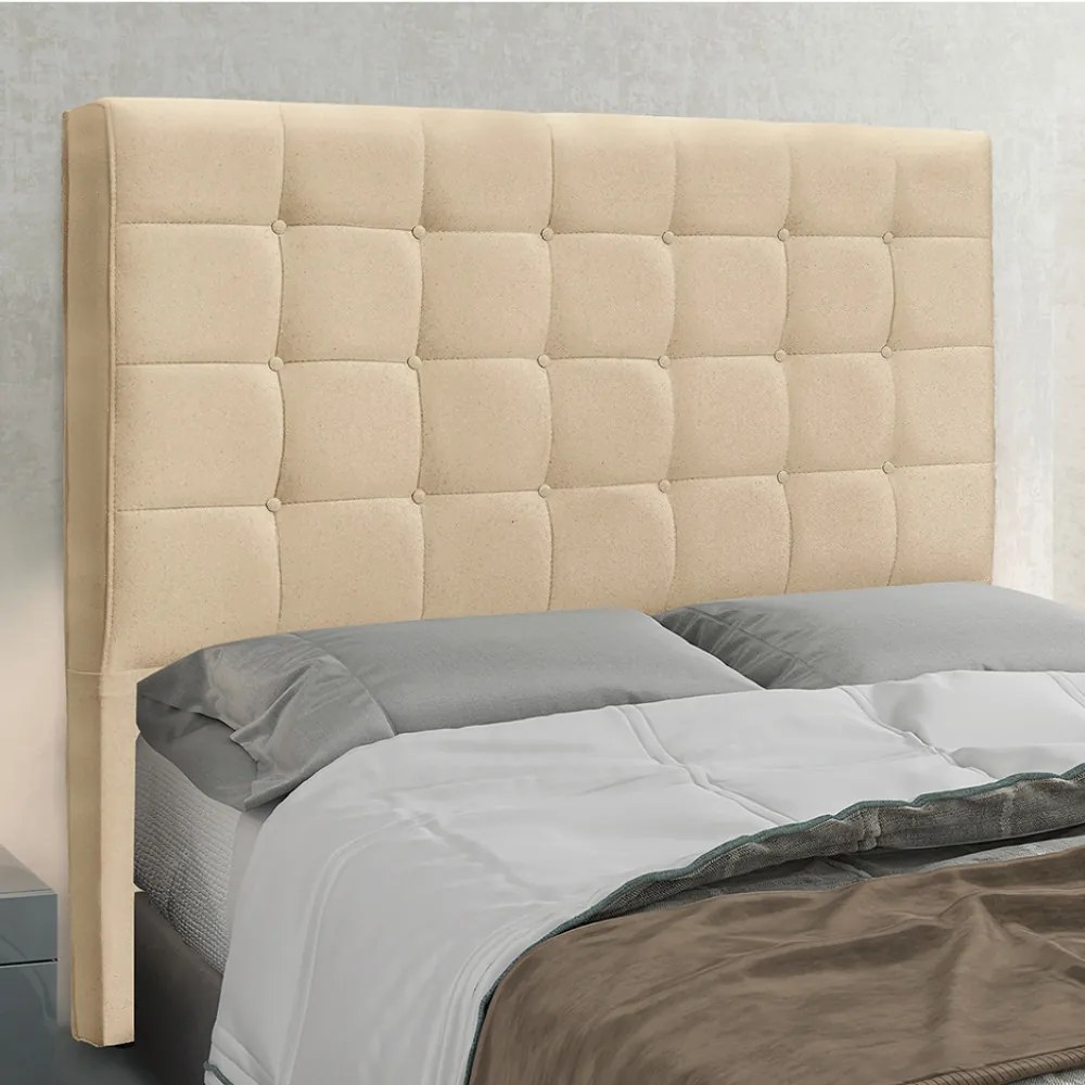 Cabeceira Cama Box Casal 140 cm Verona Linho Dourado S04 - D'Rossi