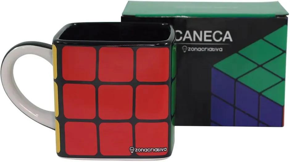 Caneca Quadrada Cubo Mágico Rubik