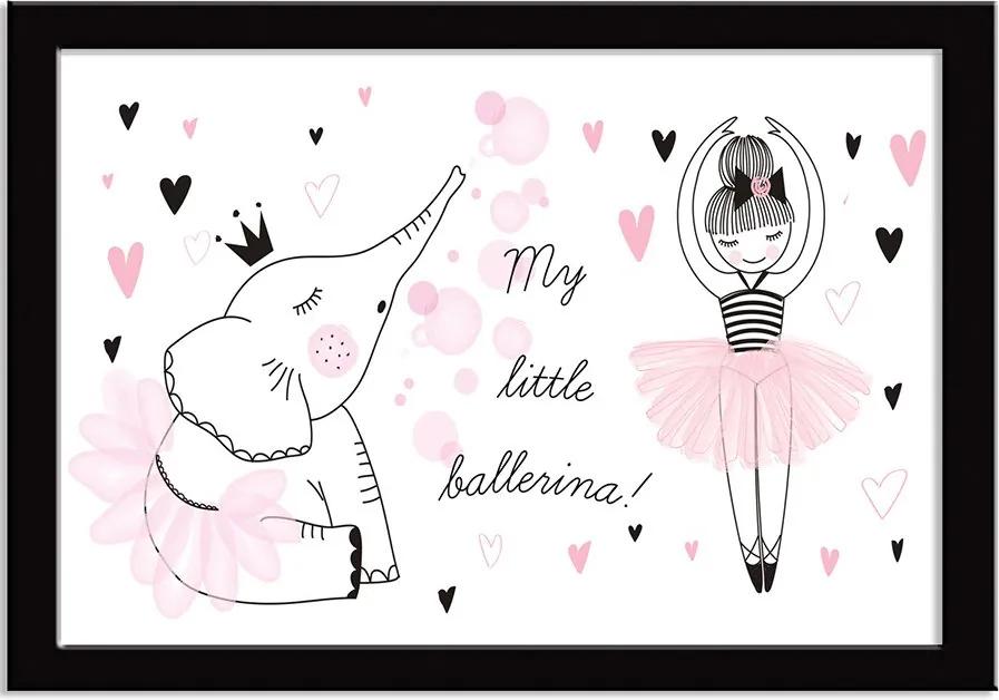 Quadro Decorativo Little Ballerina Friendship