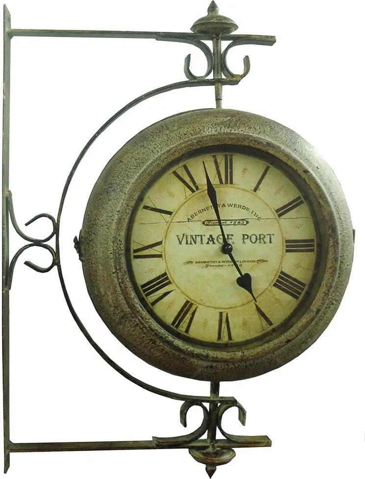 Relógio Estação Vintage Port Giratório Oldway - 55x40cm