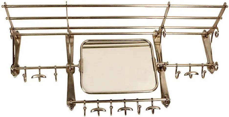 Porta-Toalhas de Metal Decorativo com Espelho Lonmay