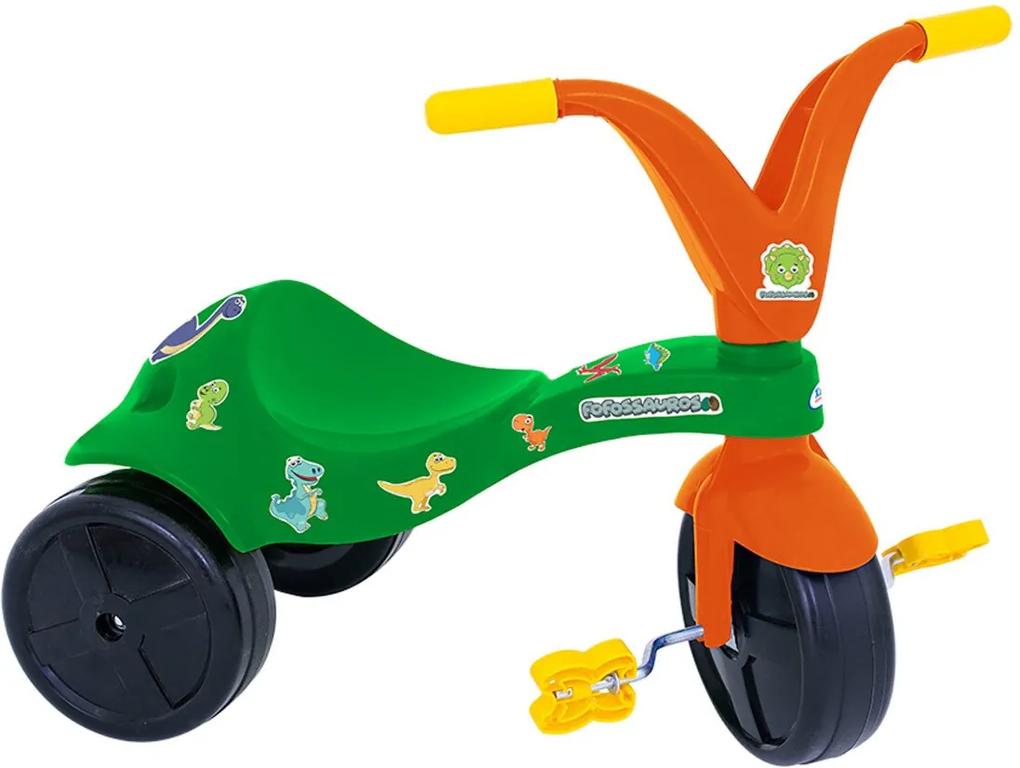 Triciclo Fofossauros Verde/ Laranja Xalingo