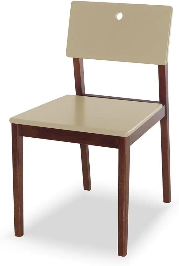 Cadeiras para Cozinha Flip 81 cm 921 Cacau/Marrom Claro - Maxima