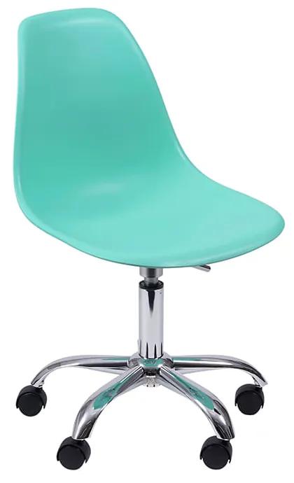 Cadeira de Escritório Eames Eiffel Giratória - Verde Tiffany