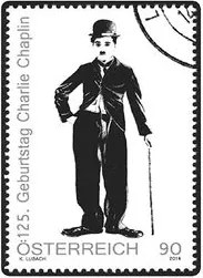 Placa Decorativa em MDF Charles Chaplin
