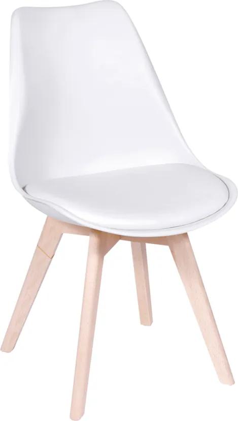 Cadeira Saarinen Wood Delta C/ Almofada Branco