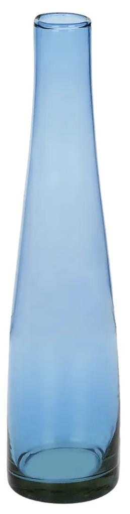 Vaso De Vidro Solitário Azul