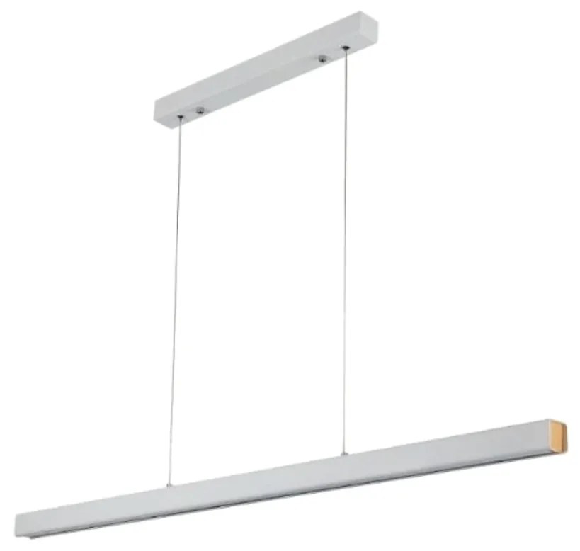 Pendente Zion 41W Led 4000K Ip20 Branco Bivolt 120X200Cm | Opus Dn 358... (Branco)