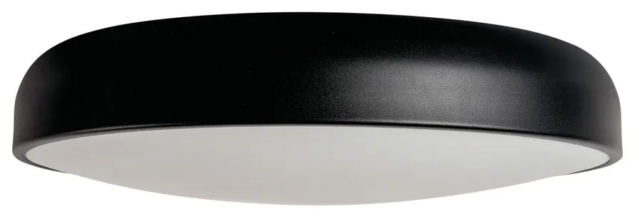 Plafon Bis Ø50X13Cm 6Xe27 Com Difusor Convexo | Usina 16800/50 (AV-M - Avelã Metálico)
