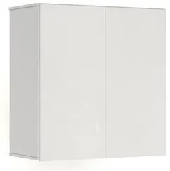 Armário de Cozinha Aéreo 2 Portas 67cm Italy Branco - EJ Móveis