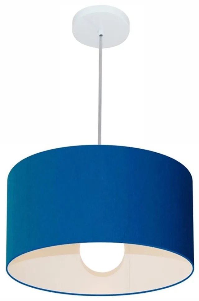 Pendente Cilíndrico Azul Marinho MJ-4146 Para Mesa de Jantar e Estar