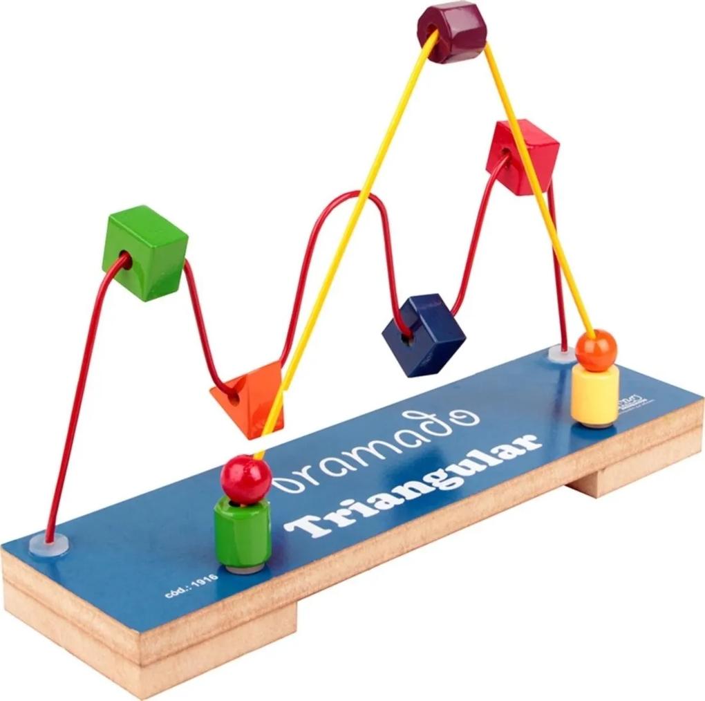 Jogo Educativo Brinquedo Educativo Aramado Triangular - Carlu