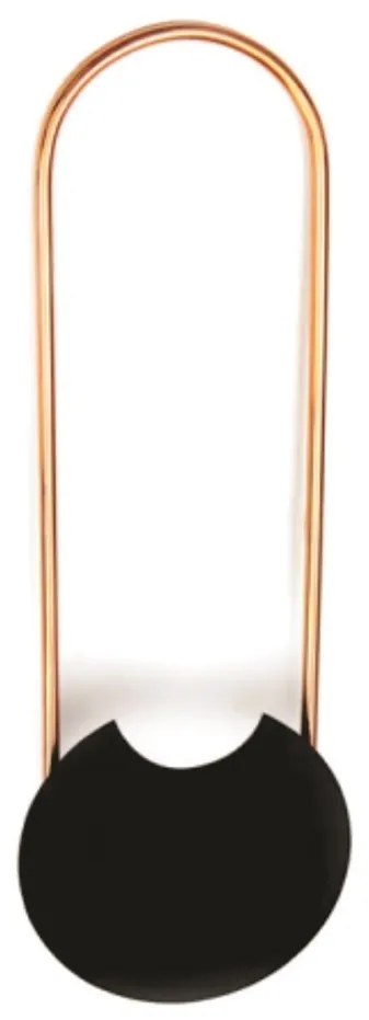 Arandela Coneto Oval Extrema 04X20X57Cm 1Xled 5,5W 2700K - Old Artisan... (GRAFITE / COBRE BRILHO, 110V)