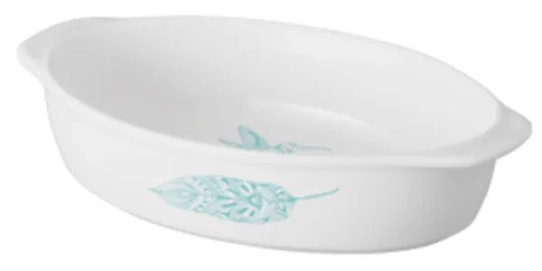 Mini Travessa Oval Porcelana Schmidt - Dec. Damma
