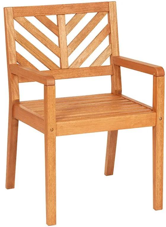 Cadeira com Braços Madeira Maciça Mestra Móveis Linha Eko