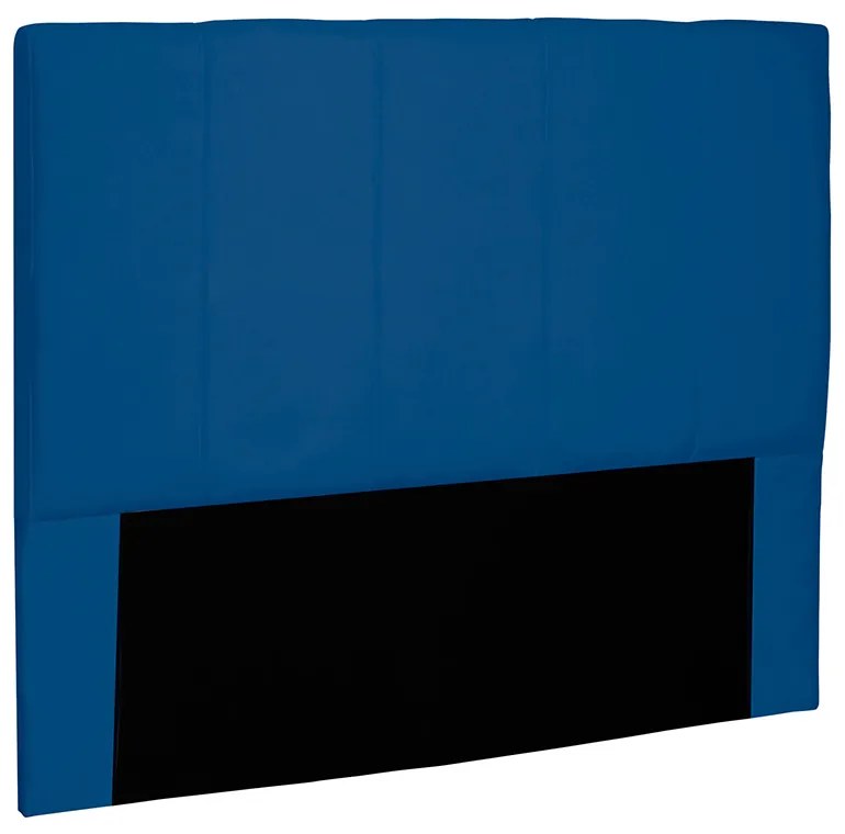 Cabeceira Arizona Para Cama Box Solteiro 90 cm Suede Azul Marinho - D'Rossi