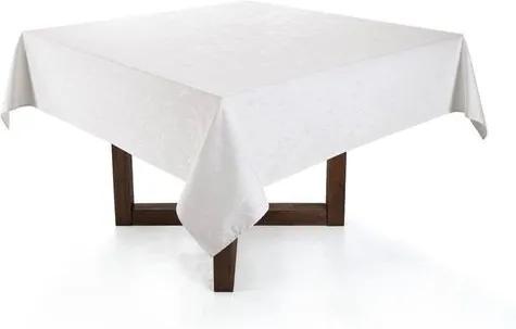 Toalha de mesa 6 lugares Quadrada Verissimo - Karsten Branco
