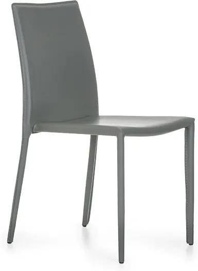 Cadeira Amanda PU Cinza Or Design