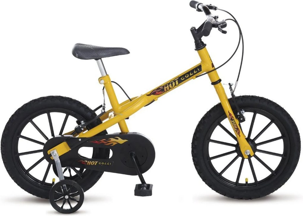 Bicicleta Colli Bikes Infantil Aro 16 Hot Colli Amarelo/Preto