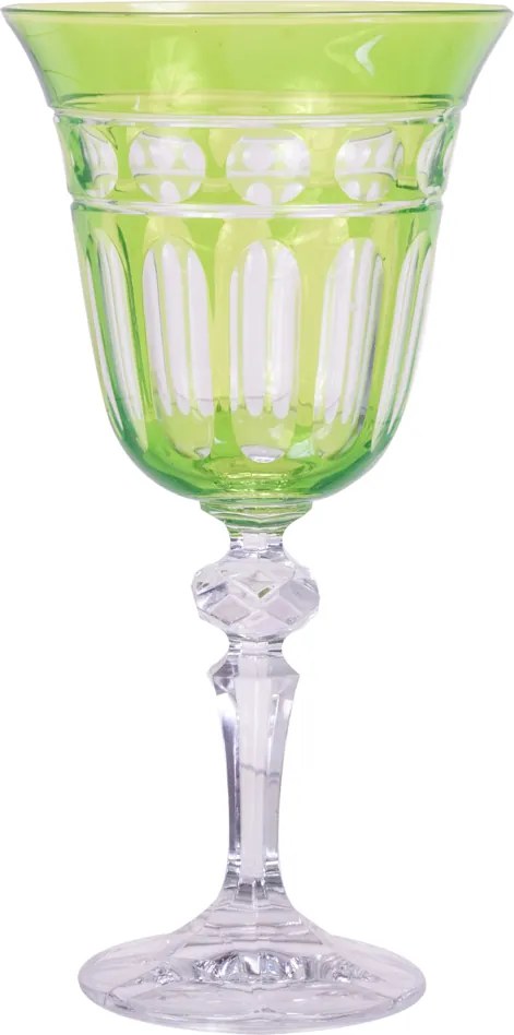 Taça de cristal Lodz para Vinho de 220 ml – Verde Oliva