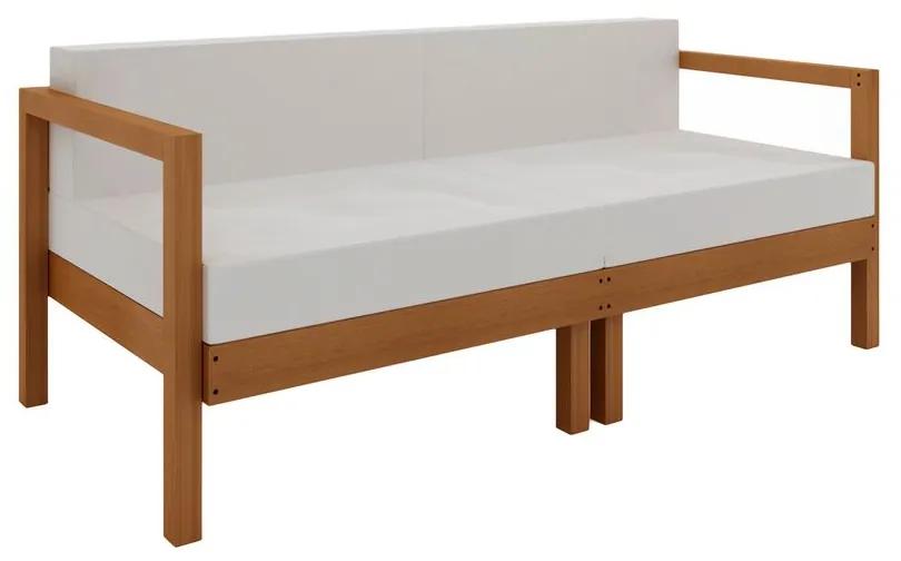 Sofá Componível Lazy 2 Lugares com Almofadas - Wood Prime MR 44003