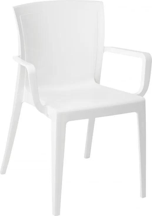 Cadeira Victória com Braços Branco - Tramontina