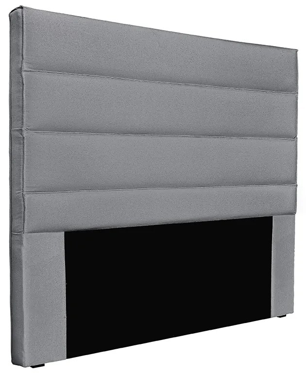 Cabeceira Cama Box Solteiro 90 cm Arles Linho S04 - D'Rossi - Cinza