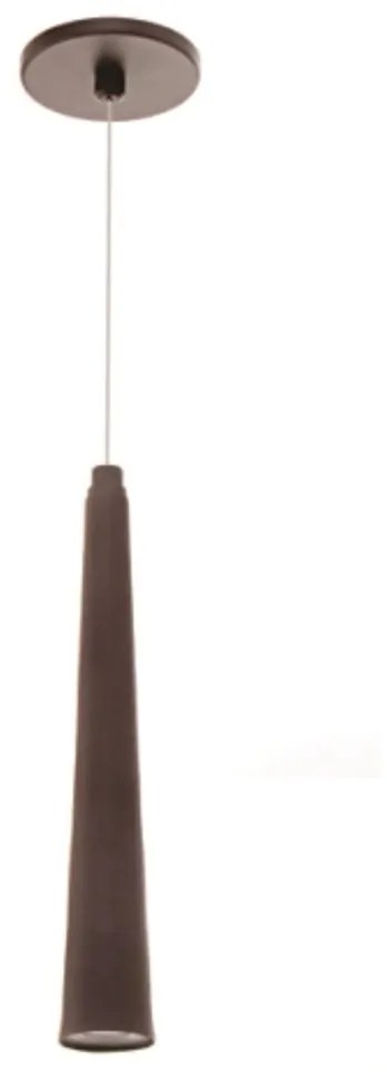 Pendente Bugle Ø4,5X27Cm Cone Metal Aluminio 01Xmr11 Gu10 - Old Artisa... (GRAFITE)
