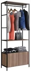 Guarda Roupa Closet 2 Portas Estilo Industrial Artetube A05 Montana/Pr