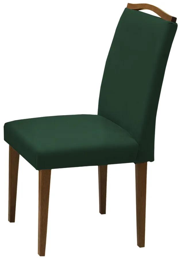 Cadeira Decorativa Lorena Aveludado Verde - Rimac
