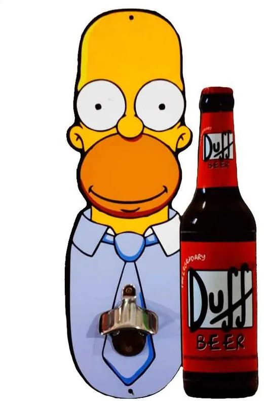 Abridor De Garrafa De Parede Homer Simpson Duff