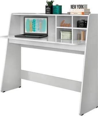 Mesa para Computador Notebook Escrivaninha Idealle Branco - Mpozenato